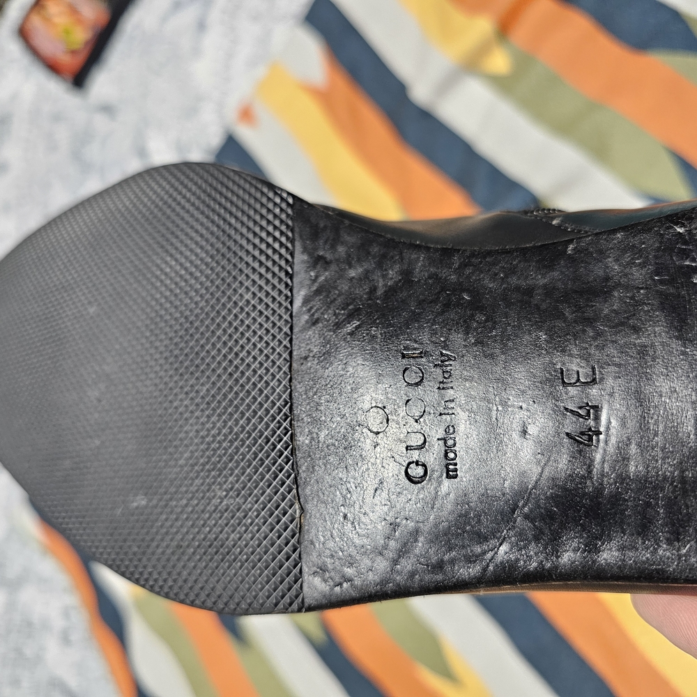 Gucci Black Leather Chelsea Boots - Picture 6 of 7